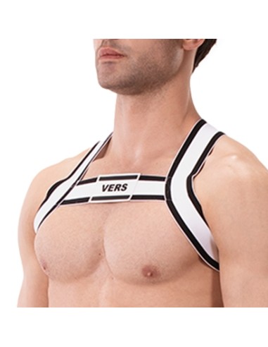 Harnais élastique Vers Noir-Blanc