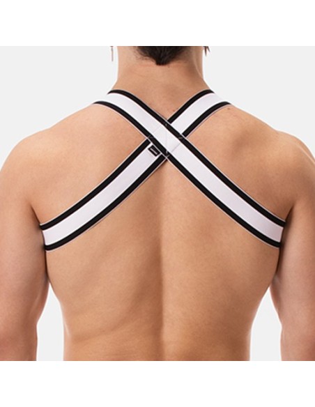 Harnais élastique TOP Noir-Blanc