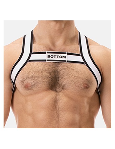 Harnais élastique Bottom Noir-Blanc