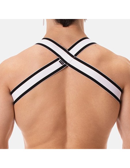 Harnais élastique Bottom Noir-Blanc