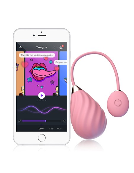 Oeuf Vibrant Connecté Magic Sundae 6 x 3.5cm Rose