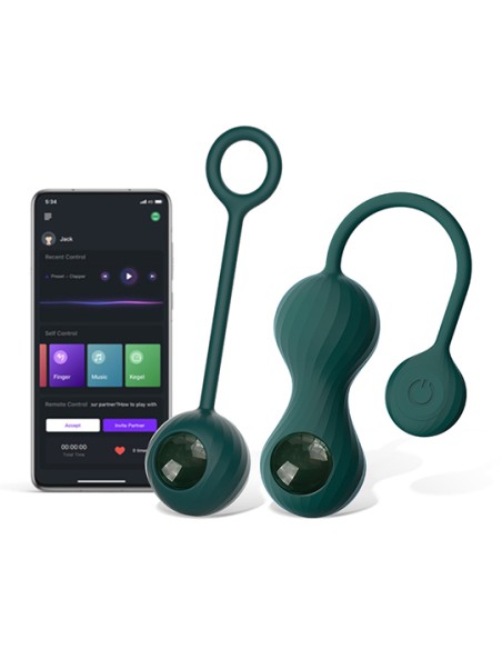 Oeuf Vibrant Sans Fil Crystal Duo 8 x 3.5cm