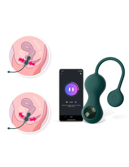 Oeuf Vibrant Sans Fil Crystal Duo 8 x 3.5cm