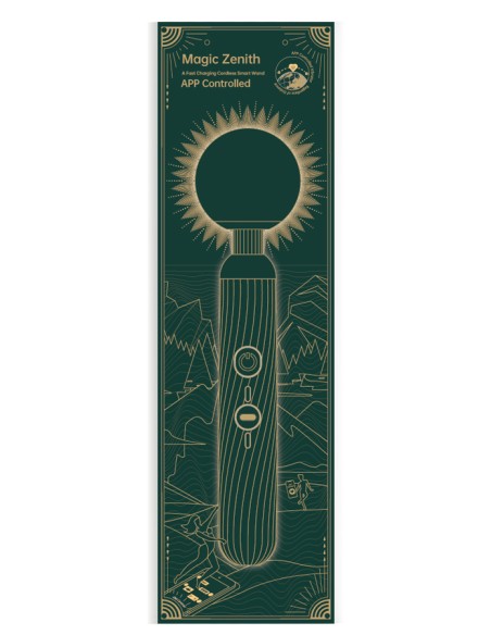 Wand Connecté Magic Zenith 29cm Tête 70mm - Wands Classiques - 2