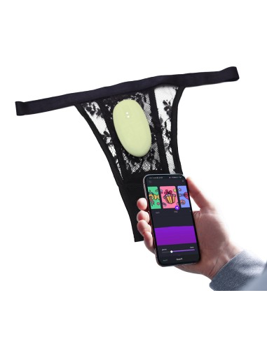 Vibro de Culotte Connecté Magic Nyx Vert - Sextoys Connectés - 4