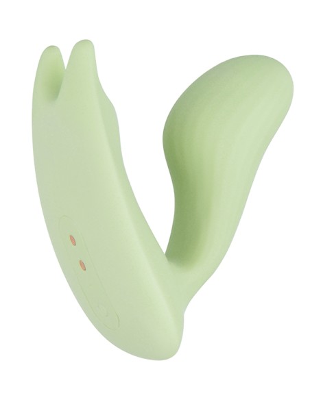 Double Stimulateur Connecté Magic Umi 6.5 x 2.8cm Vert