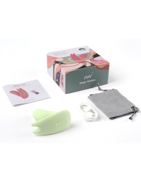 Double Stimulateur Connecté Magic Umi 6.5 x 2.8cm Vert