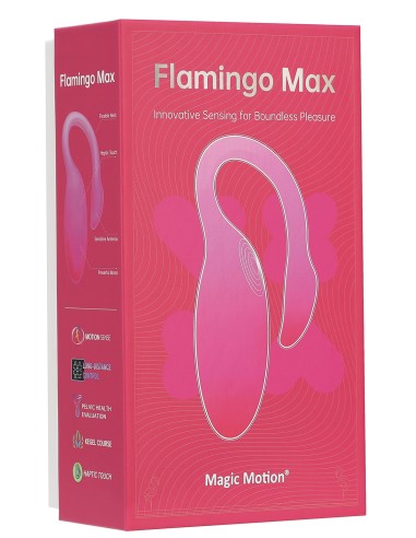 Oeuf Vibrant Connecté Flamingo Max 7.5 x 3.2cm Rose