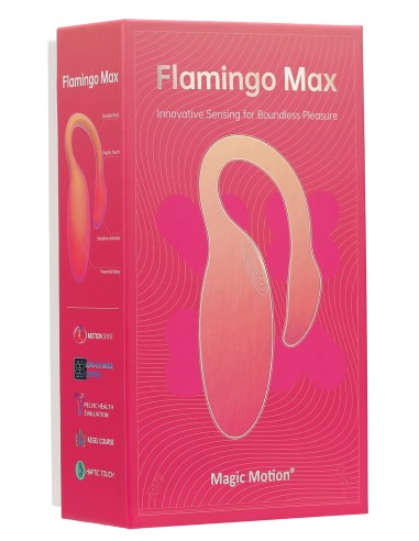 Oeuf Vibrant Connecté Flamingo Max 7.5 x 3.2cm Orange - Sextoys Connectés - 2