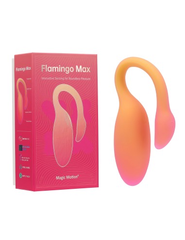 Oeuf Vibrant Connecté Flamingo Max 7.5 x 3.2cm Orange - Sextoys Connectés - 4