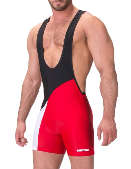 Body Singlet Luckenwalde Noir-Rouge