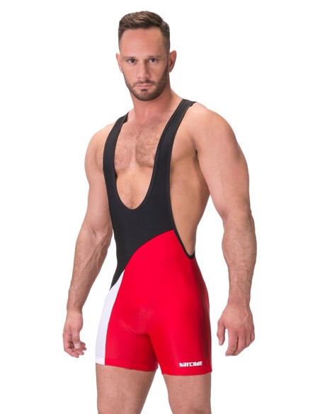 Body Singlet Luckenwalde Noir-Rouge