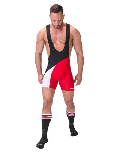 Body Singlet Luckenwalde Noir-Rouge