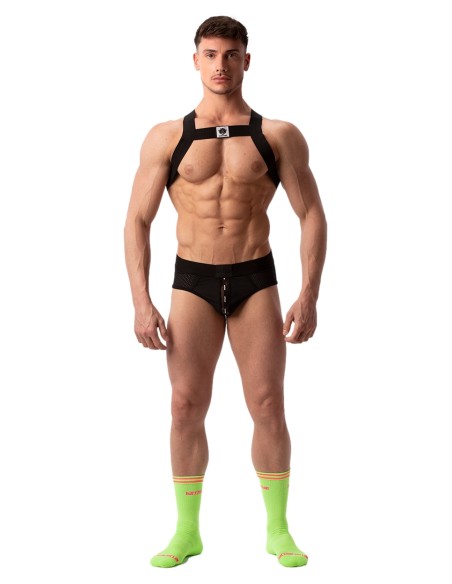 Harnais élastique Leonsh Noir