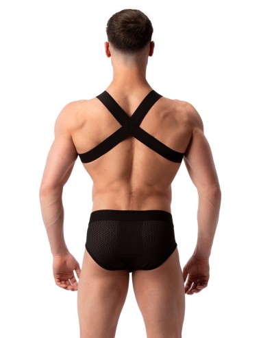 Harnais élastique Leonsh Noir