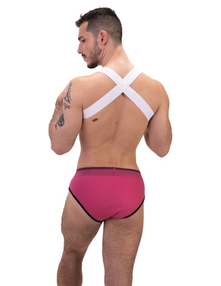 Harnais élastique Leonsh Blanc