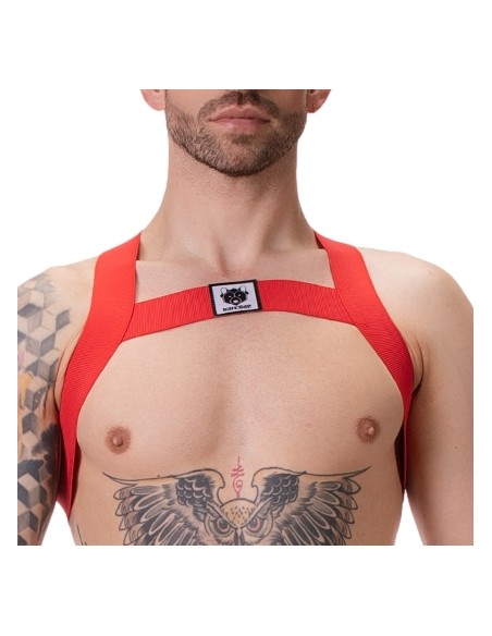 Harnais élastique Leonsh Rouge