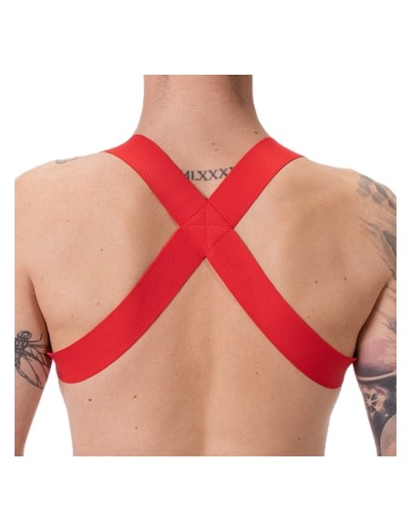 Harnais élastique Leonsh Rouge