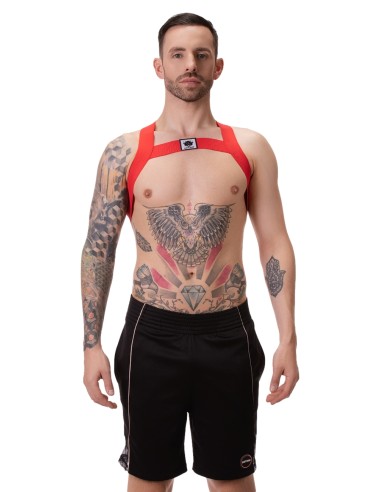 Harnais élastique Leonsh Rouge