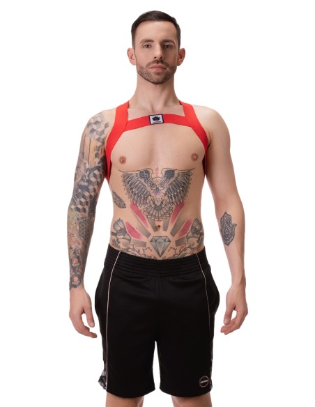 Harnais élastique Leonsh Rouge