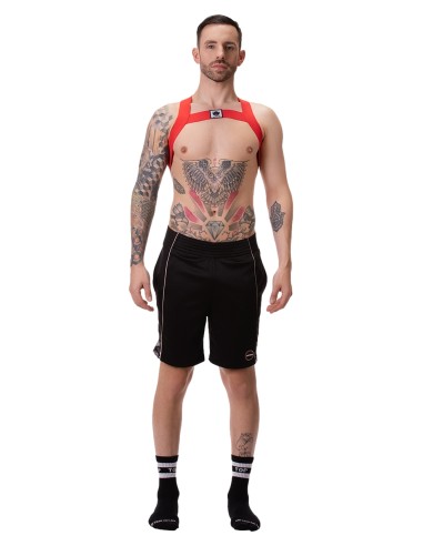 Harnais élastique Leonsh Rouge