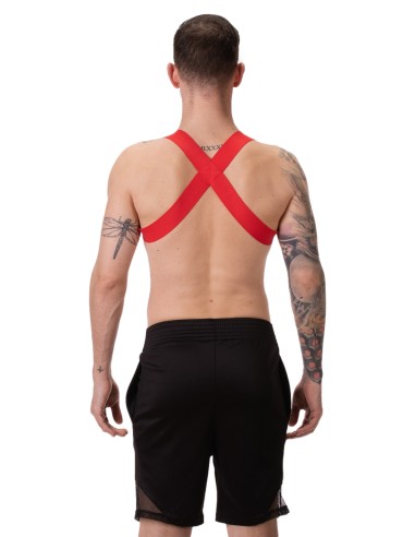 Harnais élastique Leonsh Rouge