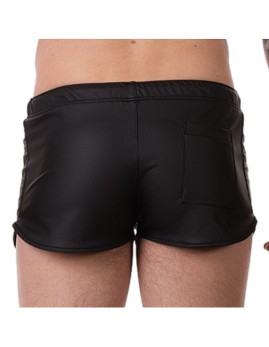 Short Byron Laboratory Noir-Jaune fluo