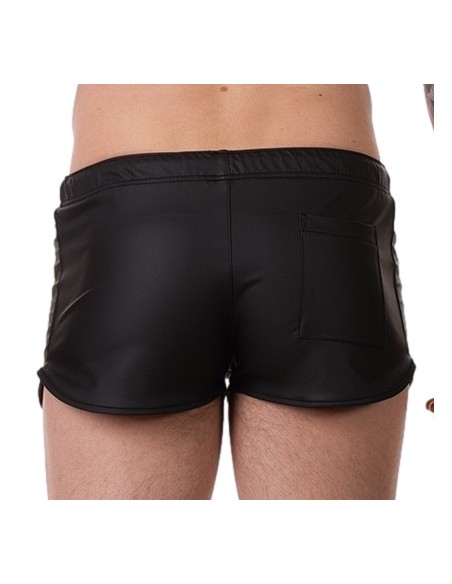 Short Byron Laboratory Noir-Jaune fluo