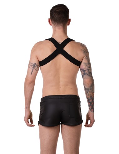 Short Byron Laboratory Noir-Jaune fluo