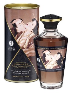 Huile de massage Chauffante Aphrodisiaque - CHOCOLAT Enivrant 100 mL
