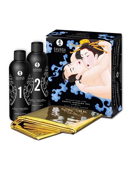 Coffret de masage Corps à corps - FRUITS EXOTIQUES 200ml