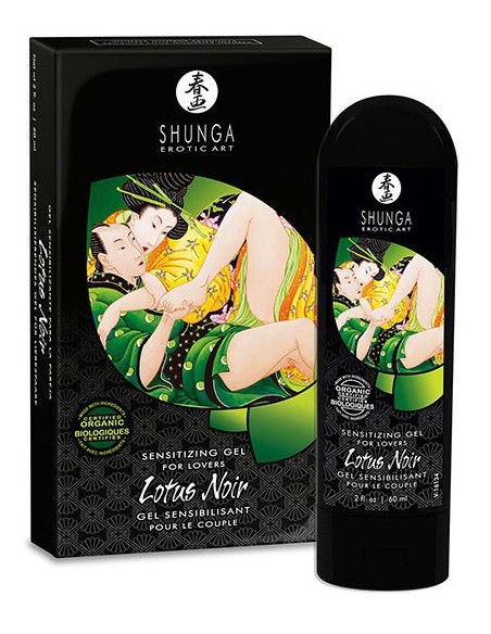Gel Sensibilisant pour couple Lotus Noir - 60ml Gel Sensibilisant pour couple Lotus Noir - 60ml
