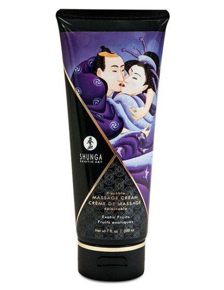 Crème de massage Comestible FRUITS EXOTIQUES - 200ml