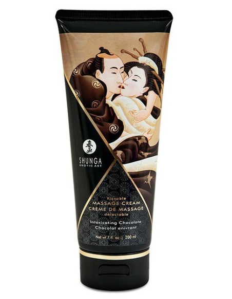 Crème de massage Comestible CHOCOLAT Enivrant - 200ml