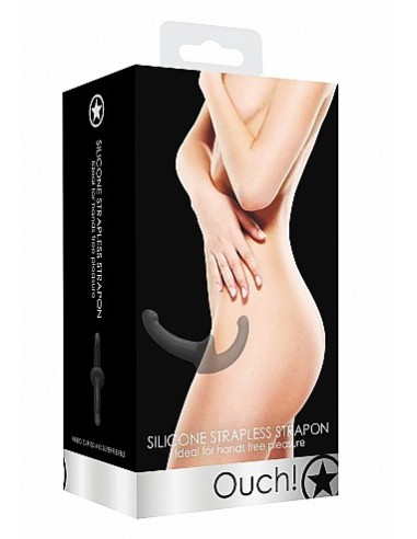 Gode ceinture Strapless Strap-on – Noir