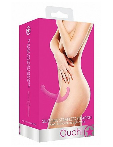 Gode ceinture Strapless Strap-on – Rose