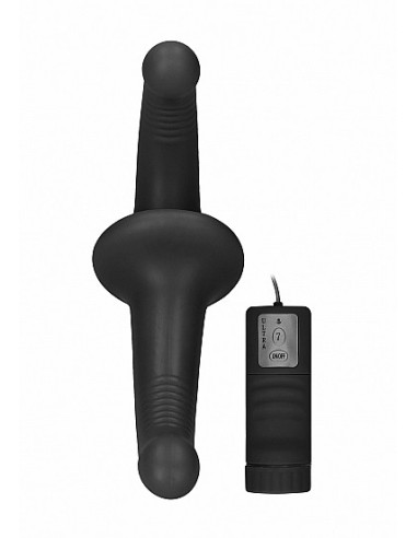 Gode Ceinture Vibrant Strapless Strap-on - Noir