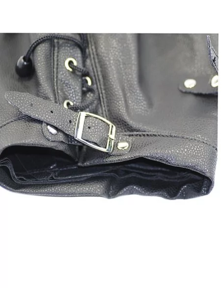 Cagoule SM avec baillon et masque Cagoule SM avec baillon et masque