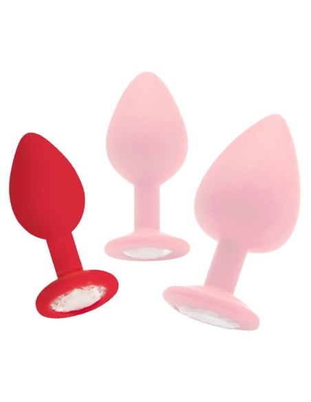 Plug diamond Regular – 6.5 x 2.8 cm Rouge