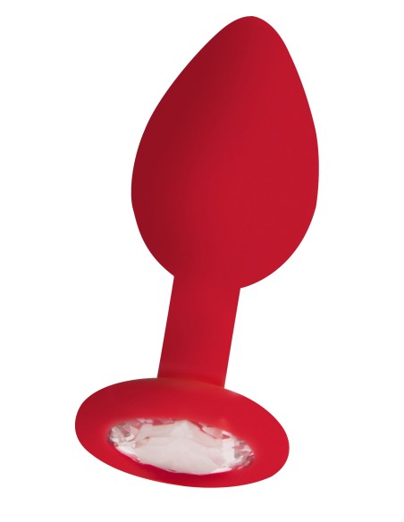 Plug diamond Regular – 6.5 x 2.8 cm Rouge