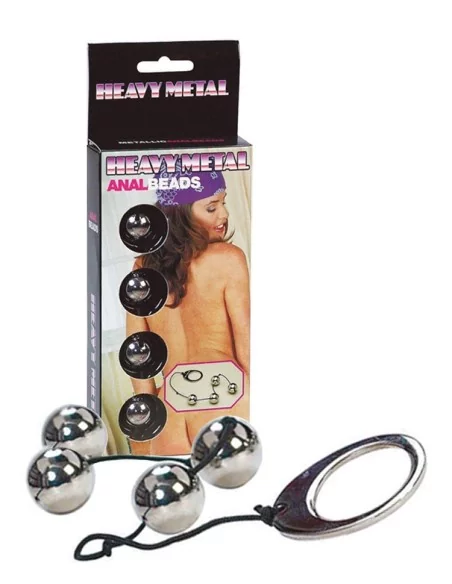 Anal Beads Heavy metal 30 x 2 cm Anal Beads Heavy metal 30 x 2 cm