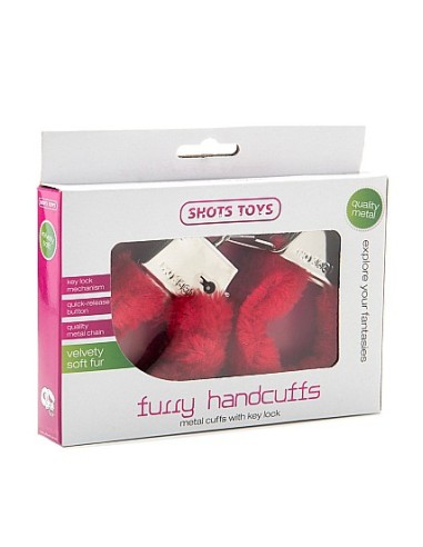 Menottes Furry Rouge