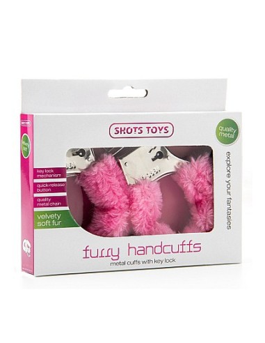 Menottes Furry Roses