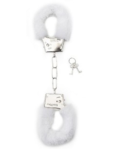 Menottes Furry Blanches