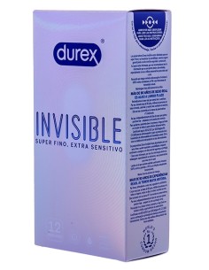 Préservatifs fins Invisible Durex x12