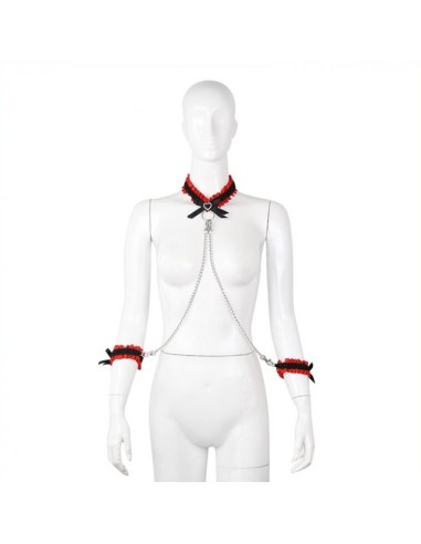 Kit Collier Menottes Romance Noir Rouge