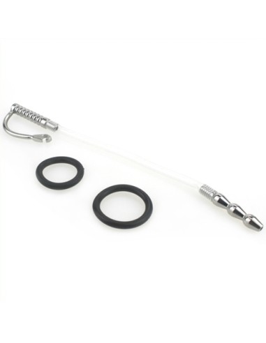 Tige percée pour urètre Marfab 22cm - Diamètre 9mm