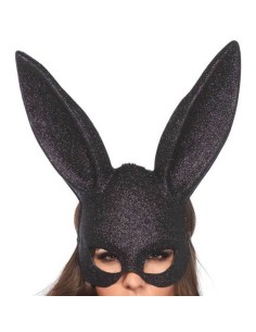 Masque Rabbit - Noir Pailleté