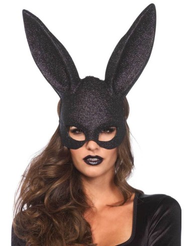 Masque Rabbit - Noir Pailleté