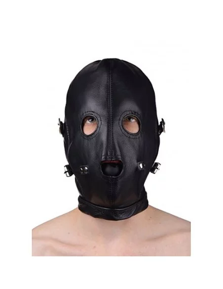 Cagoule SM avec baillon et masque Cagoule SM avec baillon et masque